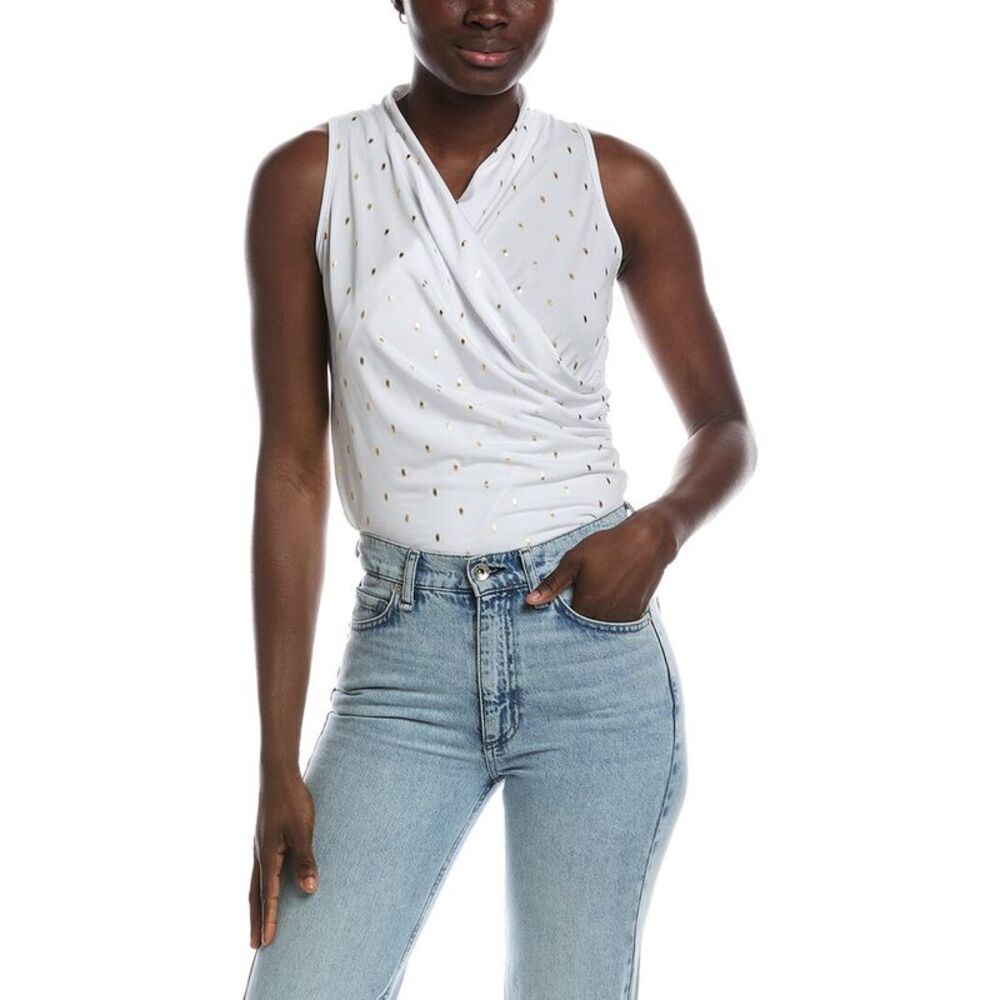Renee C Womens  Sleeveless Top, White